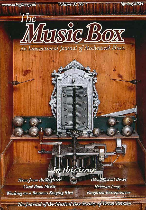 The Music Box Musical Box Society of Great Britain